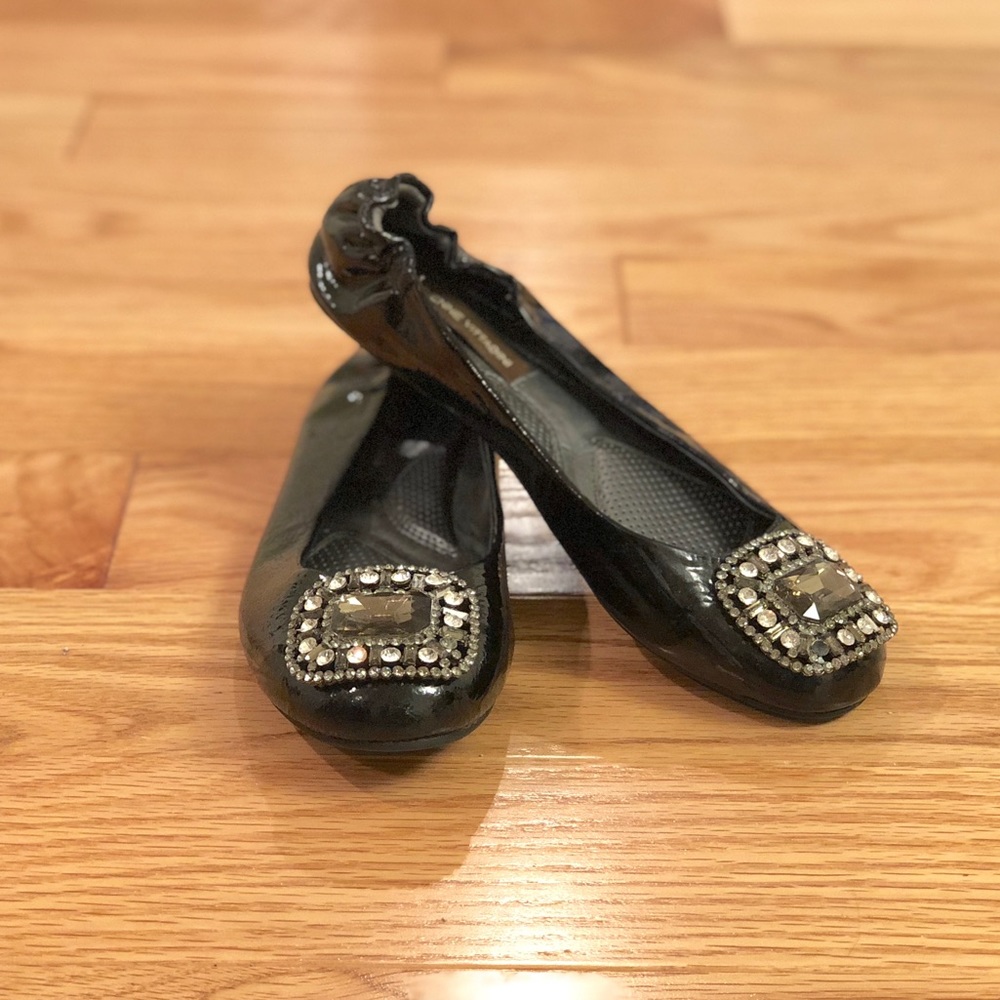 Adrienne Vittadini Rhinestone Flats